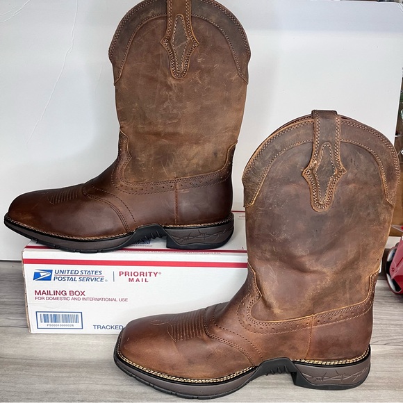 Cody James Summit Lite Performance Western Boot Men’s 12 D Leather Work - Picture 3 of 10